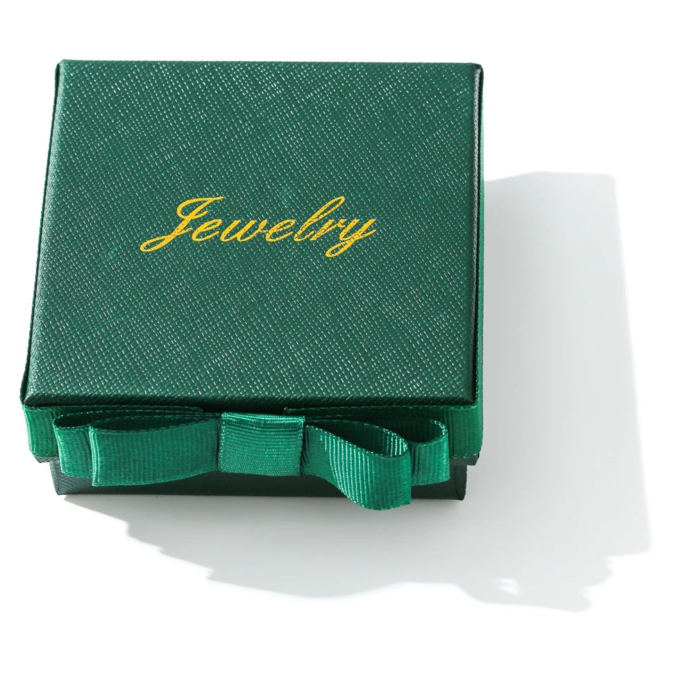 Yhpup Earrings Ring Necklace Jewelry Gift Box Velvet Bag